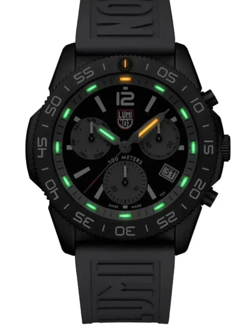 Luminox Tritium Gray Pacific Diver 44MM Chronograph Watch